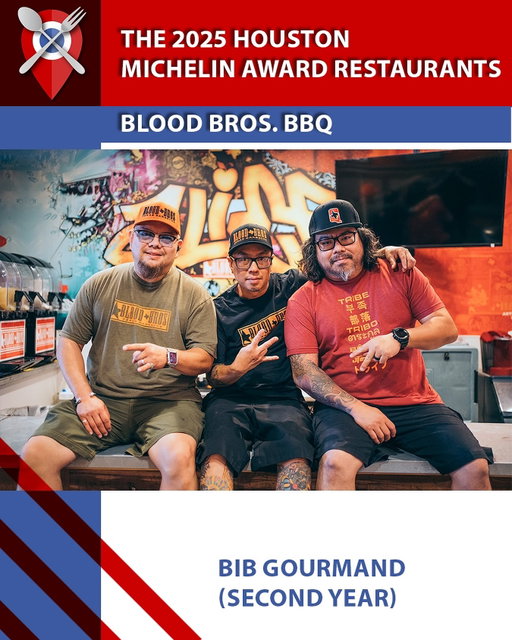 Congrats to Houston’s own @bloodbrosbbq retaining its @michelinguide Bib Gourmand for the second year in a row! #houston #houstontx #houstonmichelin #michelinawards #texasmichelin #houstonfoodfinder #houstonrestaurants