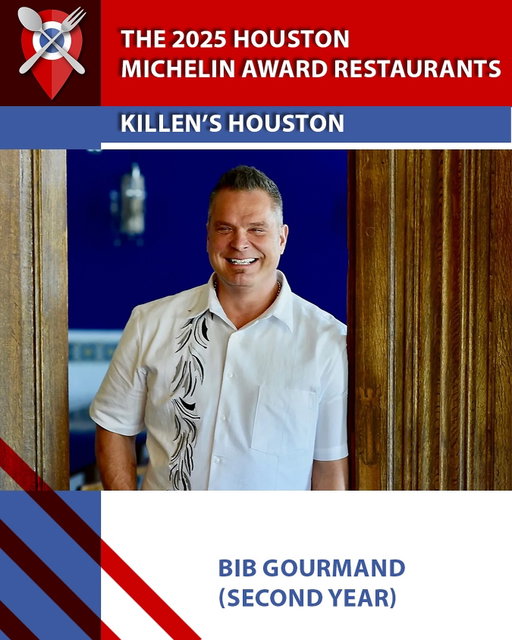 Congratulations to @ronniekillen on retaining the first of two @michelinguide Bib Gourmand honors for his restaurants for two consecutive years! This one is for @KillensTX in Houston.  Photo by @kimberlyparkpr. #houston #houstontx #houstonmichelin #michelinawards #texasmichelin #houstonfoodfinder #houstonrestaurants
