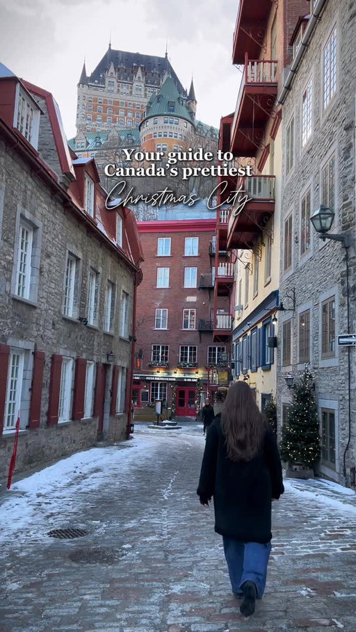 Book that Christmas trip 🎄❄️🏰 Here’s your guide for the perfect Canadian winter getaway to Quebec City!

🚂 Get the @viarailcanada train and stay in Old Quebec
🍲 Grab lunch at the oldest house in Quebec — Aux Anciens Canadiens
❄️ Explore @quebeccite and visit the @mnaq.ca 
🏛️ Catch the funiculaire down to Petit-Champlain and explore
🛷 Go on the Dufferin Terrace Toboggan Slide @au1884 
⚔️ Book a tour of the Citadelle de Quebec
🏰 Go on a tour of the @fairmontfrontenac 
🥐 Grab a sweet treat and a hot chocolate from @paillard.cafeboulangerie 

❄️ SAVE this for your trip to Quebec City and SHARE with a friend ❄️

#quebectrip #quebeccity #canadatravel #christmastravels