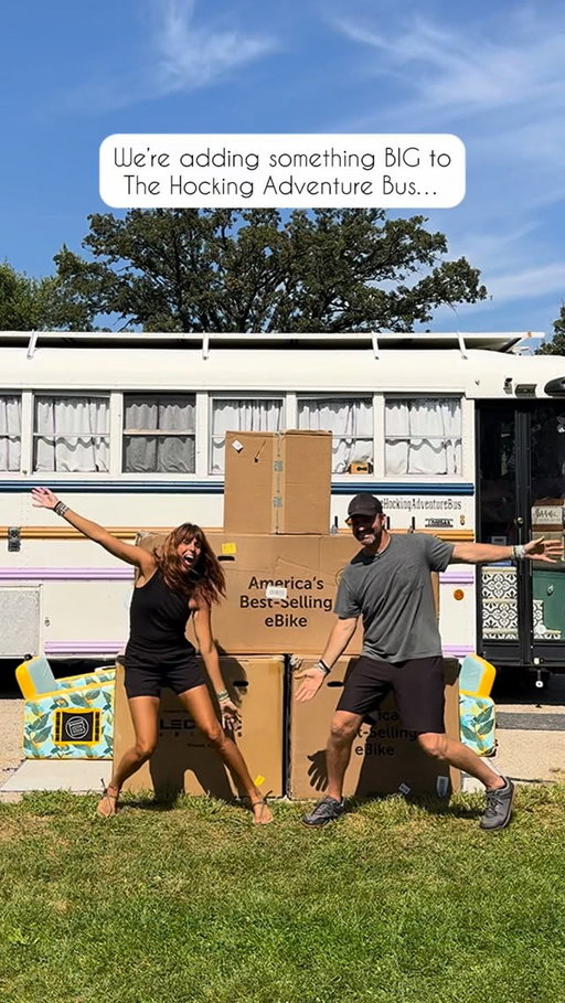 We have talked about getting e-bikes ever since we took off in the bus 🚌 over four years ago. After a lot of thought (and dreaming about the adventures ahead), we finally added @lectricebikes to our setup and couldn’t be more excited! [ad] In the short time we’ve had them, we’ve already realized these e-bikes are going to be a game changer for our family. They have given us the freedom to explore in ways we never could before and that’s what adventure is all about!

The setup we chose allows all six of us to ride together at the same time. If you want to know the exact models and accessories we chose, comment “info” and we will send you all the details!

Have you ever tried an e-bike? What did you think? Where are the best bike trails in the United States?