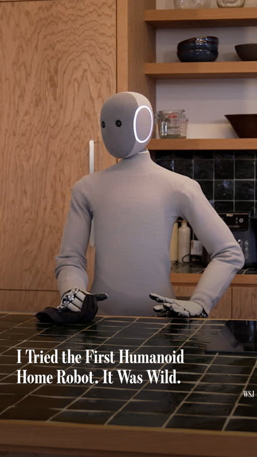 The 1X Neo is one of the first humanoid robots built for your home and is equipped with full AI software. But a company representative might need to peer into your home, via Neo’s camera eyes, to help get things done.⁠
⁠
Host/Columnist: @joannastern⁠
⁠
Producers: David Hall, Sean Havey, Paige Money