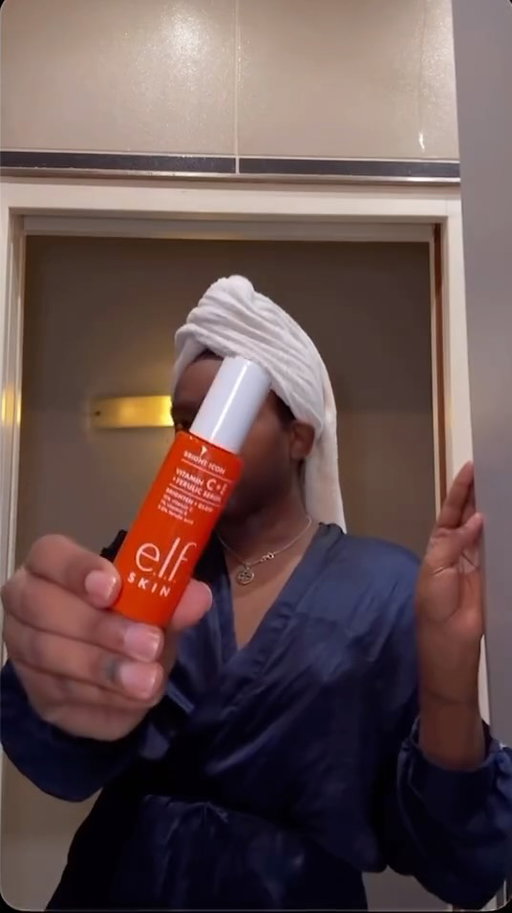 Face card never declines with the help of my @elfskincare Bright Icon Serum. Talk about a ROI!! #elfpartner #elfskin