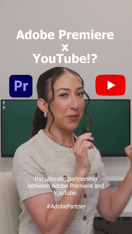 🚨 The ultimate partnership is finally here... @adobevideo x YouTube! 🚨
 
Adobe recently released the new Premiere Pro mobile app, and coming soon… we’re getting a dedicated creation space built by YouTube + Adobe Premiere 👀
 
Inside, you’ll get access to features that make creating for YouTube 100x easier, like a Templates Gallery full of trending layouts you can customize right inside Premiere.
 
Plus, Premiere makes multi-platform editing seamless. You can repurpose one YouTube video into Shorts or Reels within the same editing session.
 
Comment PREMIERE and I’ll DM you the link to start using Premiere on iPhone today!
 
#AdobePartner #Ad #PremiereProMobile