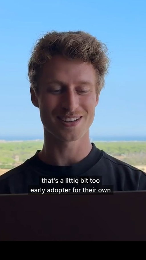 I live in Foreplay and I'm always looking at the ads that big brands are launching and I never see AI generated, UGC being launched by big brands.