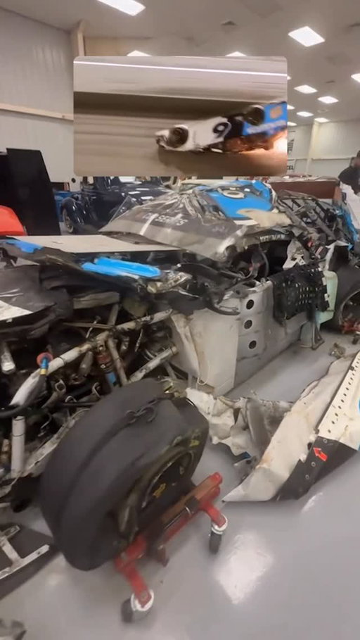 Ryan Newman keeps the car he crashed at Daytona as a trophy, and as a reminder that racing is dangerous.

How he walked out of the hospital with his kids two days later is a testament to the safety advancements NASCAR has made over the years. 🎥: TikTok/ gsr_gsr_gsr_gsr