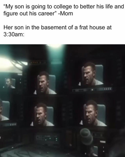 I’m networking mom!