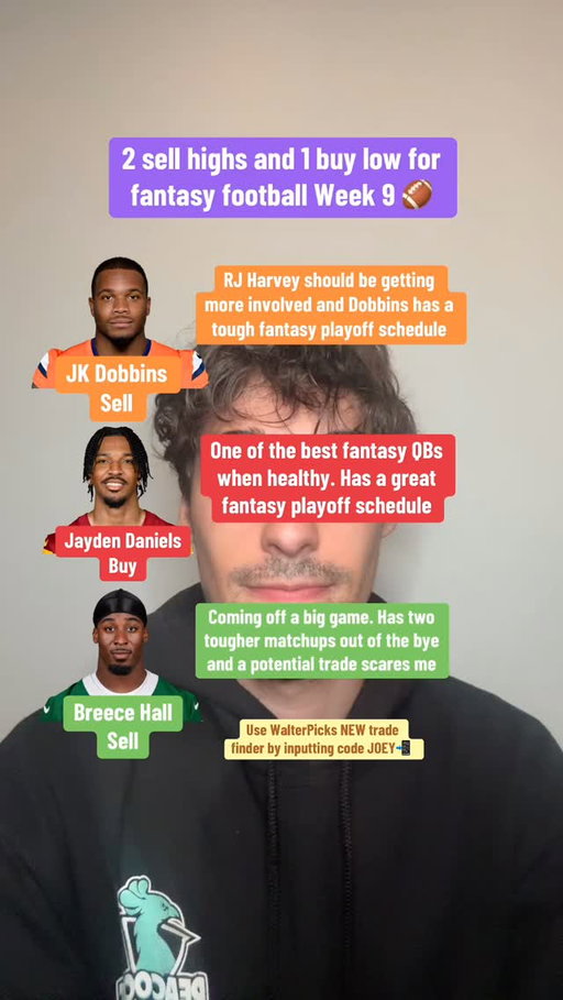 Some buys and sells in fantasy!! #nfl #fantasyfootball #fantasyfootballadvice #fantasyfootballtips #nflfantasy