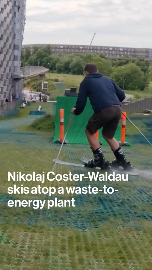 @nikolajwilliamcw visits Amager Bakke, a massive waste-to-energy plant in the heart of Copenhagen with a ski slope on top.

Of course, he couldn’t resist taking a run down the slope.

Watch the full episode of An Optimist’s Guide to the Planet by tapping the link in bio.