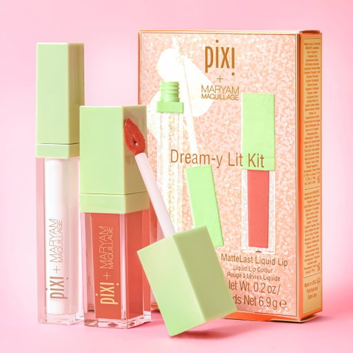 A Dream-y Lit Duo Made for Your Glow! ✨🌙

Gloss meets velvet for dreamy dimension from dawn to dusk. The Limited-Edition Pixi + @MaryamNYC Dream-y Lit Kit pairs peach-perfect colour with dewy luminosity to take your look from morning plans to starry-night sparkle!

💄 MatteLast Liquid Lip in Siesta Peach
A plush peach with full-coverage colour that cares. Infused with Rosehip Oil and Vitamin E, it comforts and softens while you Glow. Outline with the petal applicator, then apply a thin layer to bare lips for instant definition.

✨ Anywhere Gloss in Twilight
A new lightweight liquid illuminator for instant glass-skin radiance. Enriched with Vitamin E, Rosehip Oil and Niacinamide, it nourishes and enhances skin clarity for a lit-from-within finish. Blend into lips, lids or cheeks to highlight your favourite features.

💫 Ready to layer your light? Pair Siesta’s soft colour with Twilight’s radiant touch and let your Glow shine through every moment.

#PixiBeauty #PixiGlow #GlowWithMaryam #PixiXMaryam #DreamyLitKit #MaryamxPixi #GLOWtober