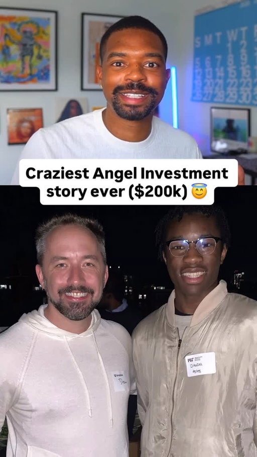 A startup founder convinced a billionaire to invest in his company with a $1000 Venmo! The story of @sorcejobs and @drewhouston investing $200k!
