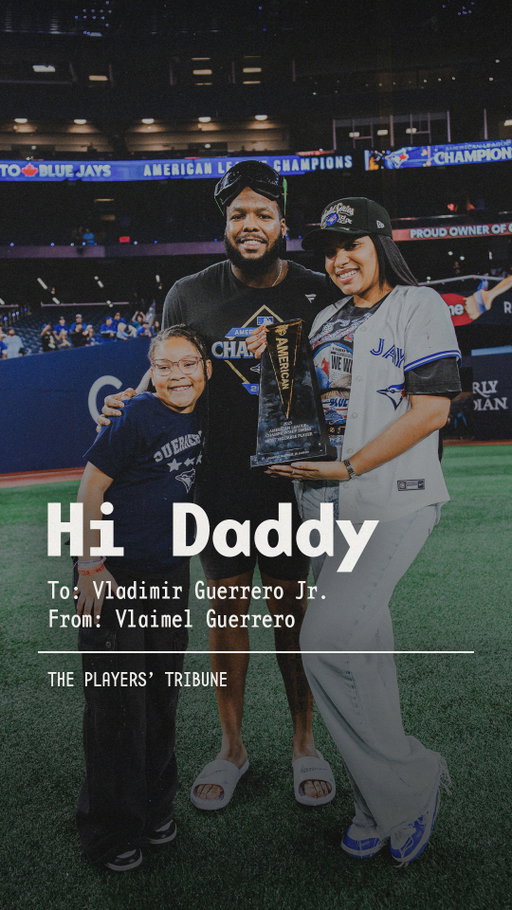 “You’re gonna be the best one there. You’re gonna win!”

@vladdyjr27’s daughter, Vlaimel, leaves her dad an adoring voicemail that tugs on the heartstrings.

🎥: @bluejays