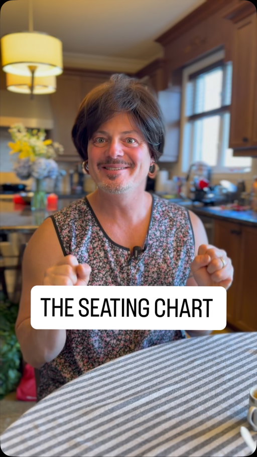 The seating chart…
@frankspadone @cosimotucci 

#wedding #comedy #sketch #italian #relatable #weddingday #funny #son #mom #frankncos #guest #família #skits