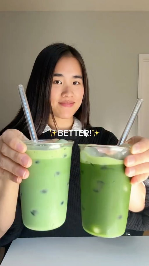 how to make @traderjoes matcha taste ✨better✨! halve the recipe if you’re making only one drink!! #matcha #traderjoes #matchalatte #matcharecipe #homecafe #matcharatio #recipe