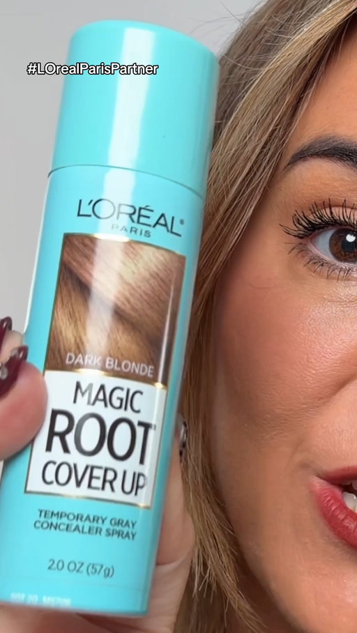 #LOrealParisPartner The @lorealparis Magic Root cover up spray has been a lifesaver for both Christina and I for the last three years. Especially for me personally, since I’ve been prematurely gray since the age of 13. What I love about the L’Oreal Paris’ Magic Root is that it so easily and seamlessly covers greys and saves us SO MUCH MONEY from having to visit the salon every four weeks. And she’s affordable. Isn’t it wild how one formula can change your whole maintenance routine! What more can you ask for? #lorealparis #haircolor #hairtok #rootcoverup