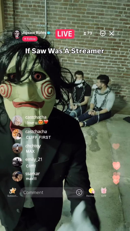 If Saw was a live streamer