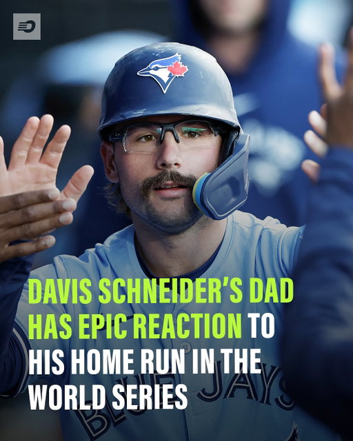 Davis Schneider’s dad was HYPED for his son’s home run in the World Series 🤩 What a moment 💙‼️

🎥 bballdad44745 - x 
#bluejays #worldseries #mlb #toronto
