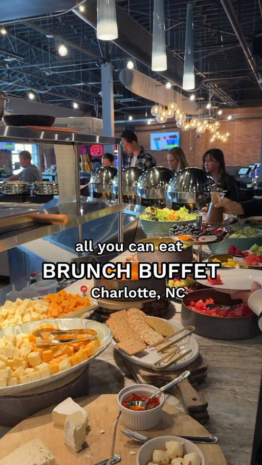 ALL YOU CAN EAT BRUNCH BUFFET @gotosupperclub 🍳🤌 

This is such a fun spot to go with friends where you can play Duckpin bowling and arcade games + they have a champagne cart 🤩🥂✨

Happening every Saturday and Sunday from 11AM–2PM!! ($39 per person) 

TAG who you want to get brunch here with and follow me @jensensavannah for more gems in the Carolinas 💎

#charlottebrunch #clteats #704 #cltfood #cltbrunch