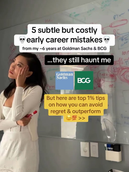 “Haunting” because it’s Hallo-week 😆🎃

Learn from my mistakes — there are many awesome easy ways to avoid these & drastically improve :)

Follow for more ✨

#careeradvice #careertips #womeninbusiness #finance #tech #consulting #marketing #corporate #careercoaching #communicationtips #leadershipskills #jobsearch #careeradvancement