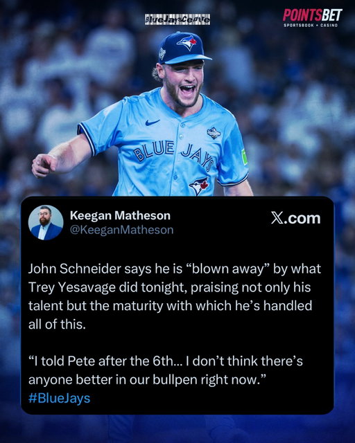 We have an ace on our hands. 

Play on PointsBet | 19+
#mlb | #bluejays