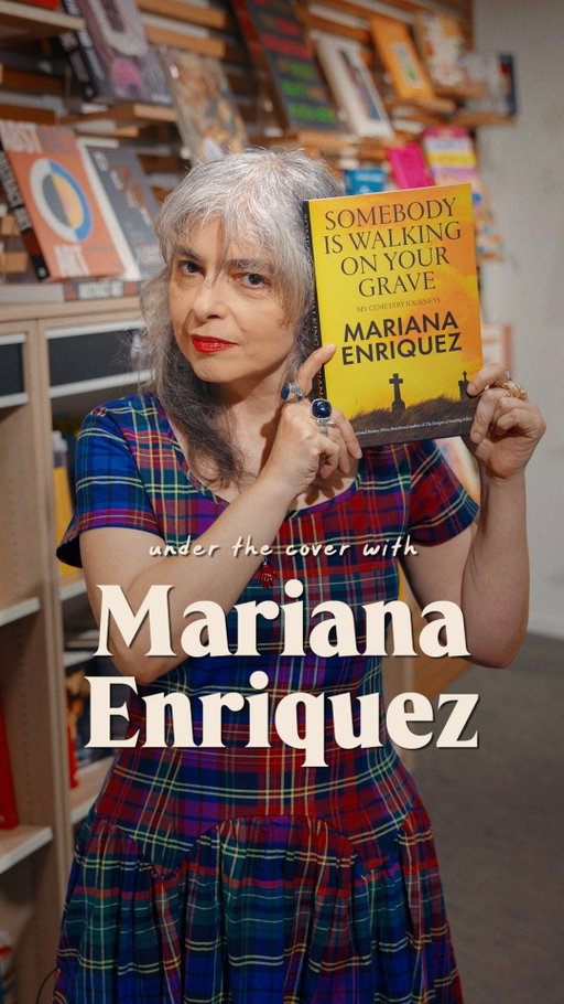 Is Mariana Enriquez a secret romantasy fan? We’re so excited to have the award-winning Argentinian author and queen of contemporary gothic horror as our next guest Under the Cover, just in time for Halloween 👻 
 
Brilliantly witty Mariana is known for her mesmerising short story collections - including International Booker-shortlisted The Dangers of Smoking in Bed - as well as the novel Our Share of Night.
 
Her latest book, Somebody is Walking on Your Grave, is her first work of non-fiction, translated by Megan McDowell. In it, she explores her fascination with the macabre as she visits hauntingly beautiful graveyards and cemeteries around the world 🪦 
 
Normally based in Buenos Aires, we were so lucky to catch her at the Foyles flagship in London. From the greatest ghost stories to overrated adaptations, let us know what you think of her choices! 🧡 
 
📜 Mariana’s list:
 
Somebody is Walking on Your Grave, A Sunny Place for Shady People and The Dangers of Smoking in Bed by Mariana Enriquez, Granta
Metamorphosis by Franz Kafka, Arcturus
The Turn of the Screw by Henry James, Penguin
A Court of Thorns and Roses by Sarah J. Maas, Bloomsbury
Death in Venice, directed by Luchino Visconti, based on the book by Thomas Mann, Penguin
Pet Sematary directed by Kevin Kolsch & Dennis Widmyer, based on the novel by Stephen King
Open by Andre Agassi, HarperCollins
Crash by JG Ballard, HarperCollins
Girls Against God by Jenny Hval, Verso
Bomarzo by Manuel Mujica-Lainez, New York Review