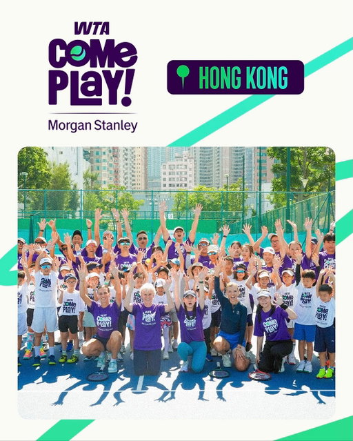 This weekend, the WTA and Morgan Stanley brought our Come Play initiative to life in the heart of Hong Kong. 

From rallying with local youth from @hkctatennis and @SpecialOlympicsHongKong to sharing the court with WTA stars, the event was a celebration of community and connection through tennis.

With every swing and smile, we saw the power of sport to inspire and uplift - on and off the court.
Swipe through to catch the highlights!

#WTAxMS