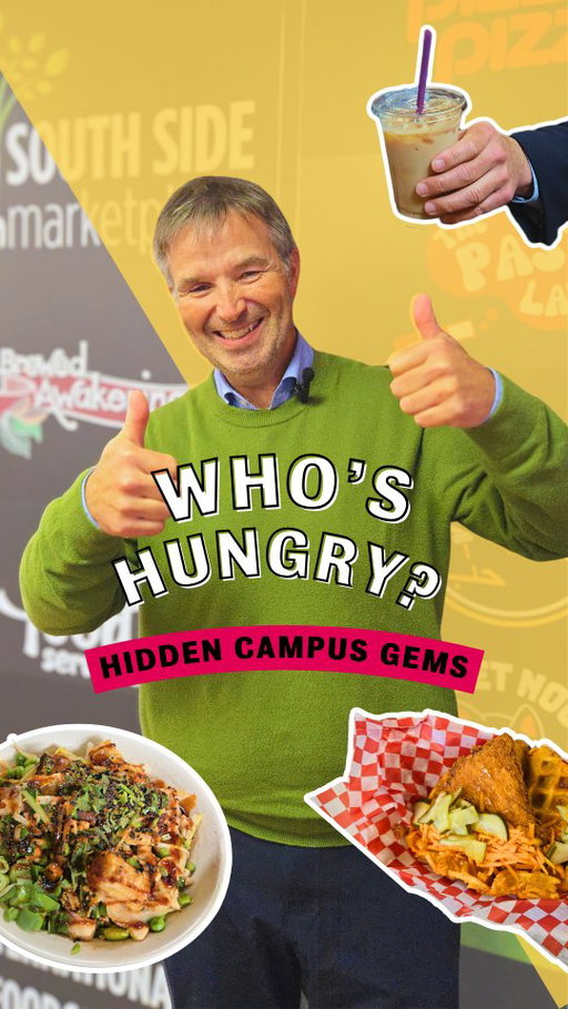 Hungry? Chris has you covered with these delicious hidden food spots on campus.

Check out the Food Services locations and hours using the link in our bio and fuel up for midterms. 🥗💪 

#uwaterloolife #campusfood #uwaterloofood