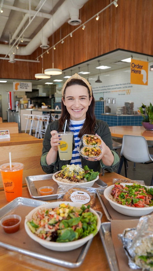 PSA: @whatsyourgusto wraps and bowls are bigger and better than ever! 

Their new warm wrap is a 12” steamed tortilla that can hold an entire bowl. That means you get more of your favorites like the Chipotle Mango Avocado or the Polynesian Chili Mango. 

The new wraps and bowls are available at all of their locations, so grab your gusto! loving bestie and go try them ASAP!