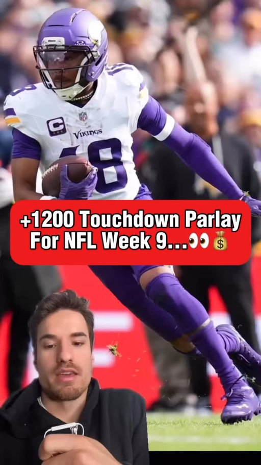 +1200 Touchdown Parlay for NFL Week 9 👀🏈