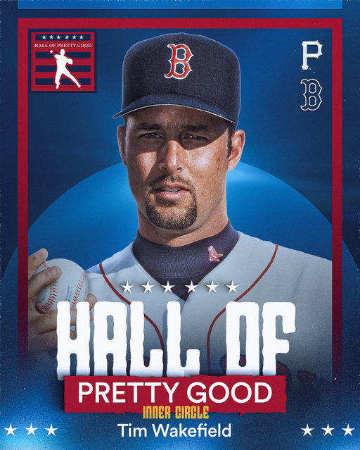 🚨BREAKING NEWS🚨 Tim Wakefield received 97% of 37,227 votes to become the 29th member of the Hall of Pretty Good and the first starting pitcher to make the illustrious Inner Circle!
.
.
.
#baseball #mlb #spotify #apple #redsox #dodgers #nostalgia #highlights #sports #sportshighlights #fyp #trend #trending #viral #majorleaguebaseball #nostalgic #podcast #foryoupage #yankees #reels