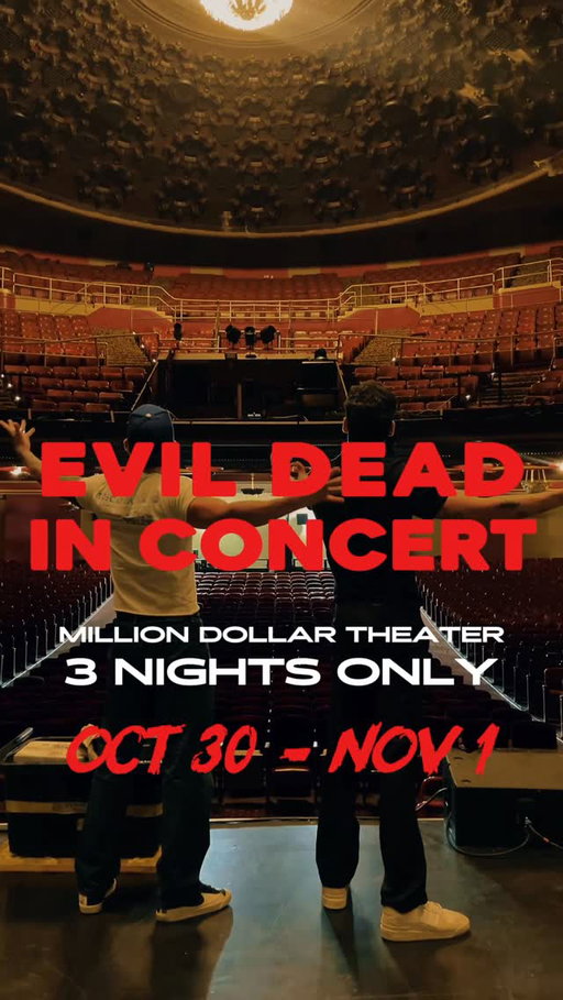 JOIN US TONIGHT! 
USE CODE: CROES50 50% OFF🔥
CroesBros x The Evil Dead In Concert 🧟‍♂️
Million Dollar Theater, DTLA. Live orchestra. Underground horror. 3 NIGHTS ONLY. 
🎟️ streetfoodcinema.com
#CroesBros #EvilDead #HalloweenLA