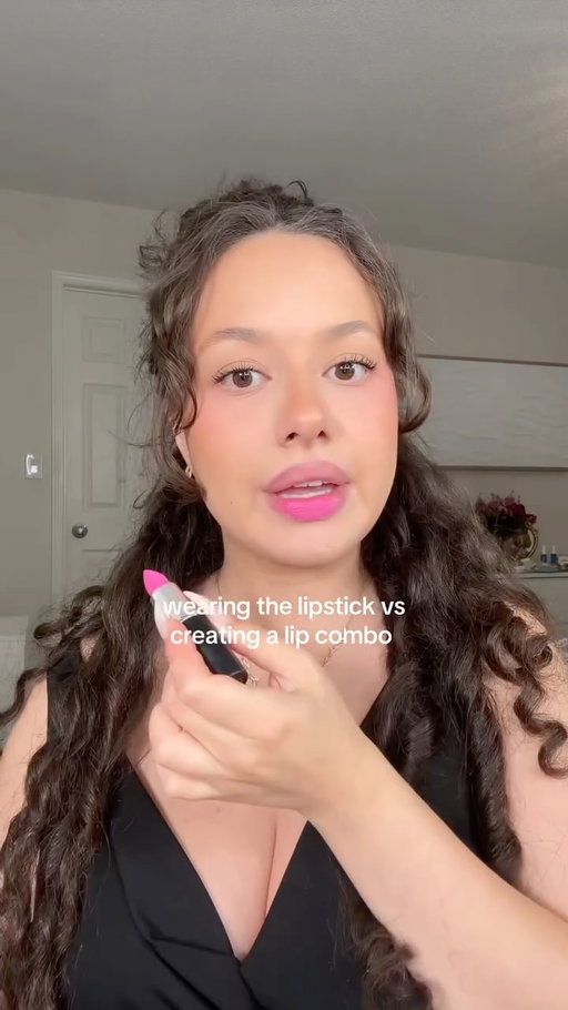 Forever obsessed with a good hot pink lip 😮‍💨
#lipcombo #lipstick #lipliner #randomlipcombo #wearingthelipstickvslipcombo