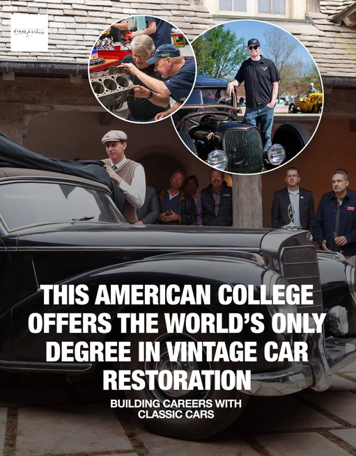 There’s one college in America where rebuilding classics is a major, literally.

McPherson College in Kansas is the only school in the world offering a bachelor’s degree in Automotive Restoration Technology.

Founded in 1976 with a donation of over 125 classic cars, the program has built a global reputation for precision craftsmanship and artistry. In 2023, McPherson students restored a 1953 Mercedes-Benz 300 S Cabriolet that took 2nd in class at Pebble Beach, one of the most prestigious concours events on Earth.

Backed by supporters like Jay Leno, McPherson’s grads don’t just work on cars, they preserve history.

Would you have majored in car restoration if you could?

Follow @culturecutdrive for exclusive original content, giveaways, and more of the good stuff you just saw.

Media via McPherson College

#culturecutdrive #carschool #carnews #viralcars #classiccars #carrestoration