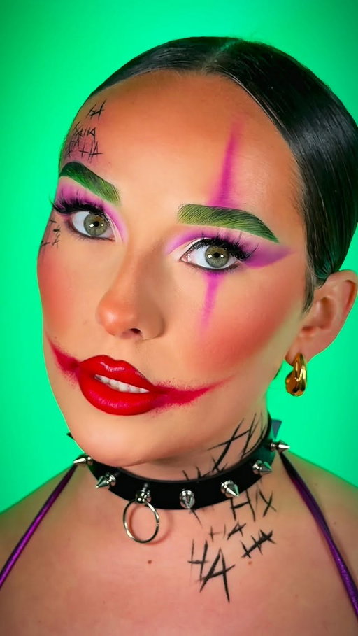 Surrender becomes POWER ✨🍒 For the girlies to recreate this Halloween 🍒✨ 

• @matrixuki 
- Setter mousse

• @muglerofficial x @lorealparis 
- black liquid liner 
- ‘red’ semi matte lipstick

• @lancomeofficial 
- All over concealer

• @narsissist 
- Radiant creamy concealer 

• @juviasplace 
- Nubian eyeshadow stick

#easyhalloweenmakeup #makeuptransformation #31daysofhalloween #makeupfyp