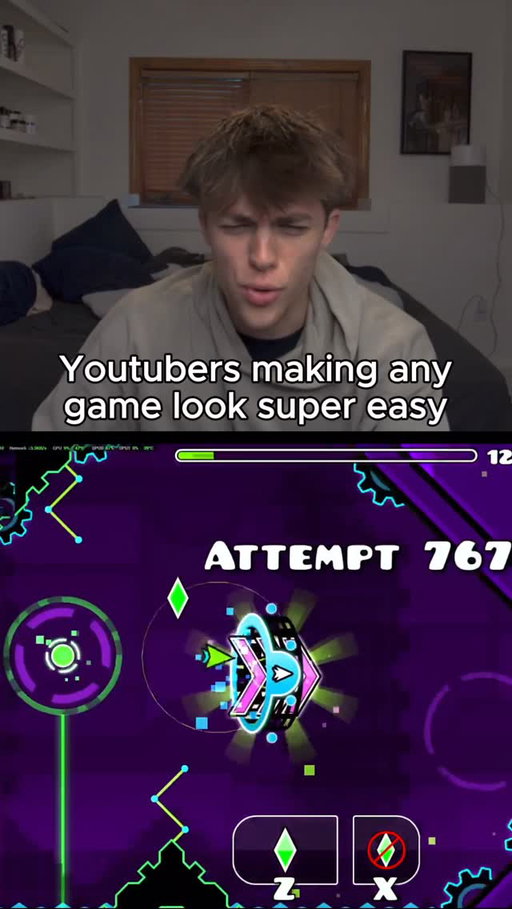 YouTubers play every game like a pro #skit #meme #funny #game #youtuber