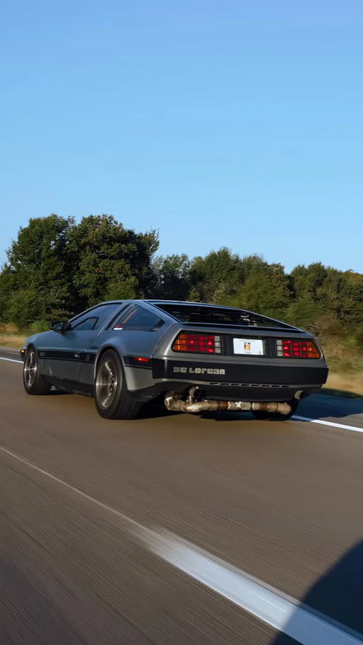 The Ferrari powered Delorean is crossing the USA from Atlanta to Las Vegas for the 2025 SEMA Show!