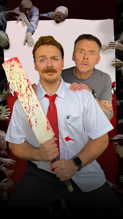 The day I met: Shaun of the Dead 🏏👨🏻‍🦰🧟‍♂️

*also know as the genuine highlight of my career.

Cast…
Shaun of the Dead Fan Boy - @samcforth 
THE Shaun of the Dead - @simonpegg 

For real though: I’ve been a fan of Simon and his work for as long as I can physically remember. Shaun of the Dead was the first “horror” film I was allowed to watch as a kid, and I immediately fell in love with the visual and comedic storytelling of the Cornetto world.

Simon, Nick & Edgar’s work is a big part of why I moved to London to want to pursue a career as an actor, and why I adore making my own mini movies today.

10 years after leaving drama school, I’ve written, directed and filmed a scene with one of my heroes. ✔️ 

Thanks for everything Simon. 🤝

#ShaunOfTheDead
#SimonPegg
#MINDBLOWN
#Halloween 
#Zombies 
#Sketch #Original
#Actor #And #Me #lol #Comedy