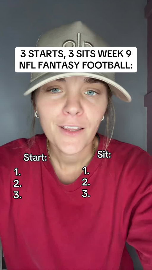 Fantasy football starts/sits for week 9! #eagleswalterpicks #nflweek9 #fantasyfootball #nflfans #walterpicks
