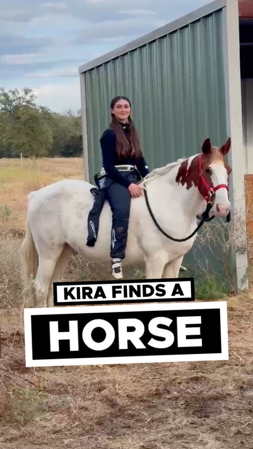 We lost @kira.block in the middle of the Lost Pines Rally at @rallyready and with less than half an hour to go until her turn in the car, we found her exactly where we thought we would - with the horses.
