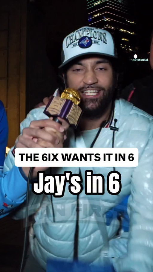 YOU CAN FEEL THE ENERGY IN THE AIR! THE ENTIRE COUNTRY IS ON STANDBY, AS WE COULD BE CELEBRATING A CHAMPIONSHIP IN THE STREETS TONIGHT! 

WILL IT BE JAYS IN 6 IN THE 6IX, OR WILL IT BE SCARY HOURS TO END THE NIGHT? 

#bluejays #jays #Toronto #wantitall #dodgers #ladodgers #losangeles #worldseries #worldseries2025 #mlb #baseball #fancam #fans #baseballfans #mlbfan #interview #sports