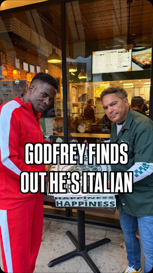 GODFREY FINDS OUT HE’S ITALIAN 😳 

DELIVERING HAPPINESS HALLOWEEN EPISODE OUT NOW!!!!

DIR BY @nicktheiii 
SHOT EDIT BY @kevinogert 
PRODUCED BY @bigshot @princestreetpizza 
3RD CAM BY @schauft
