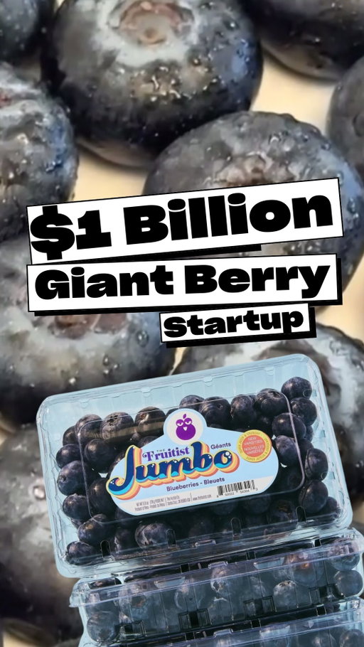 Revenue = $450M
Valuation = $1B
Fundraised = $150M
… for giant blueberries

#raydalio #fruitist #jumboblueberries