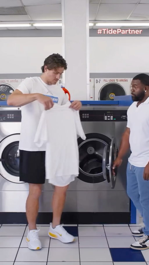 #TidePartner On Episode 1 of #TideComingClean @markingramll links up with Chargers QB @justinherbert to talk bees, goat-wrangling, favorite pizza toppings and more!