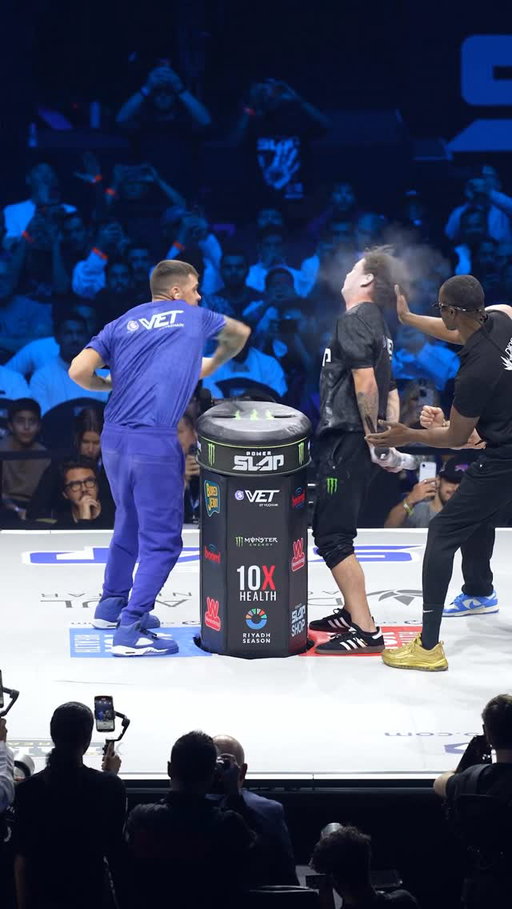 Worth the wait 💥 @cole.r.young @babyfacepowerslap 

The Welterweight title match did not disappoint at $VET #PowerSlap17

@riyadhseason | #riyadhseason