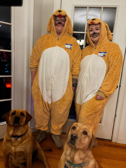 Happy Halloween from Blanche and Syd squared🐶