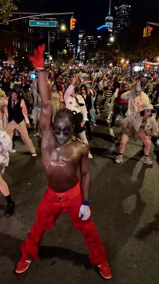 Fresh from the NYC Halloween parade 2025 ladies and gentlemen Thriller 🧟🧟‍♀️🧟‍♂️ @thrillernyc
