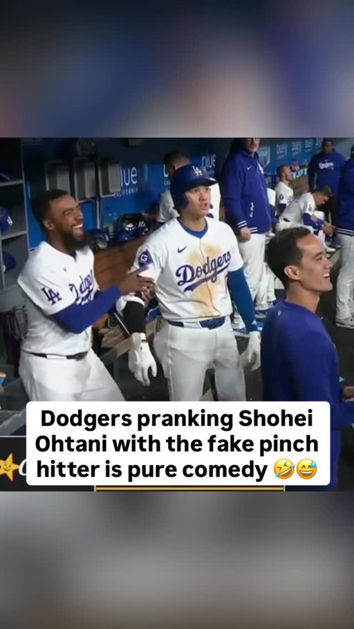 Shohei Ohtani couldn’t believe his eyes as he watched Miguel Rojas jokingly take his place in the batting order last year 😭

(🎥 via SportsNet LA)