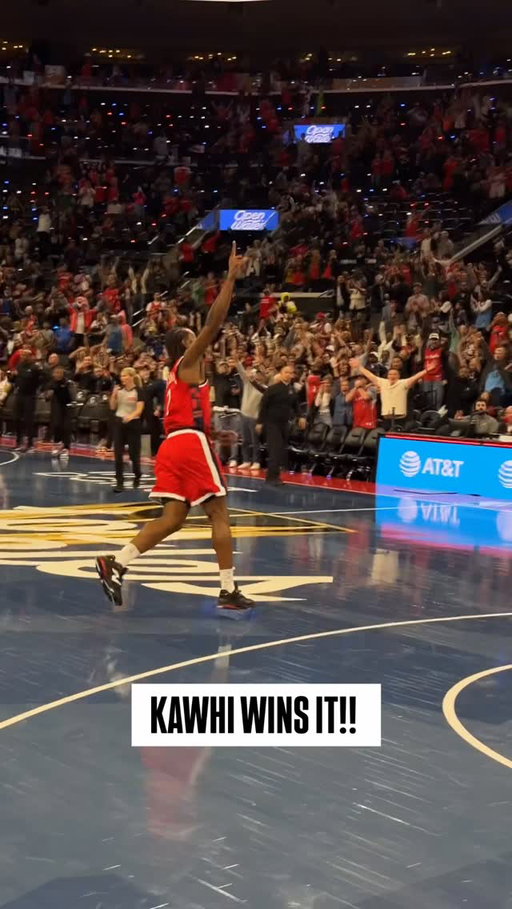 KAWHI pulls up for the @tissot_official buzzer beater! 🚨