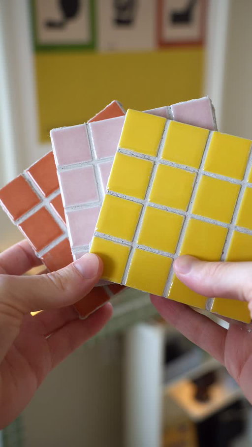 Had to try making tile coasters to match the coffee bar. 
-
-
-
-
DIY tile coasters | mosaic tile coasters | handmade crafts | coffee coasters | tiled coffee bar