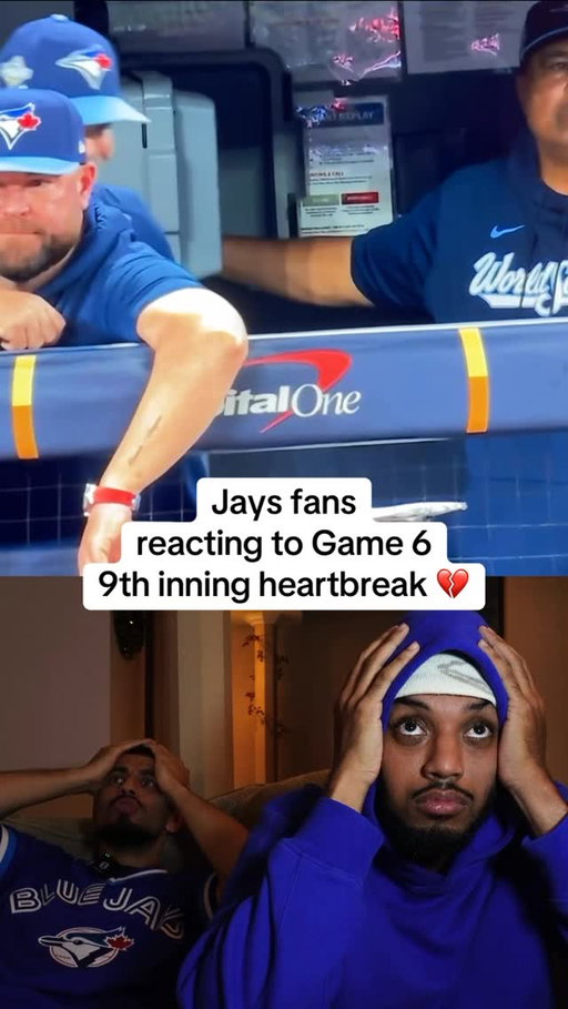 Jays fan react to Game 6 HEARTBREAKING 9th inning 💔🤦‍♂️…Game 7 Winner Takes ALL Tonight‼️🏆

Who You Got? 🤔