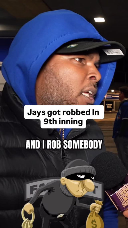 Did the Jays get robbed of a potential World Series walk off opportunity in game 6?? 

This guy sure thinks so!

#bluejays #jays #Toronto #dodgers #losangeles #mlb #baseball #fancam #fans #baseballfans #mlbfan #interview #sports #worldseries #wantitall